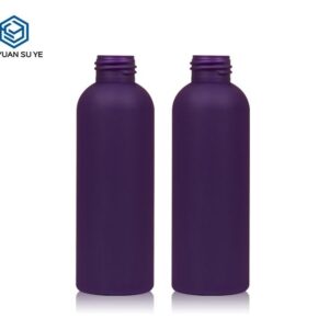 KY208 - Chai Nhua HDPE Tron 120ml Mau Tim Sang Trong Cao Cap