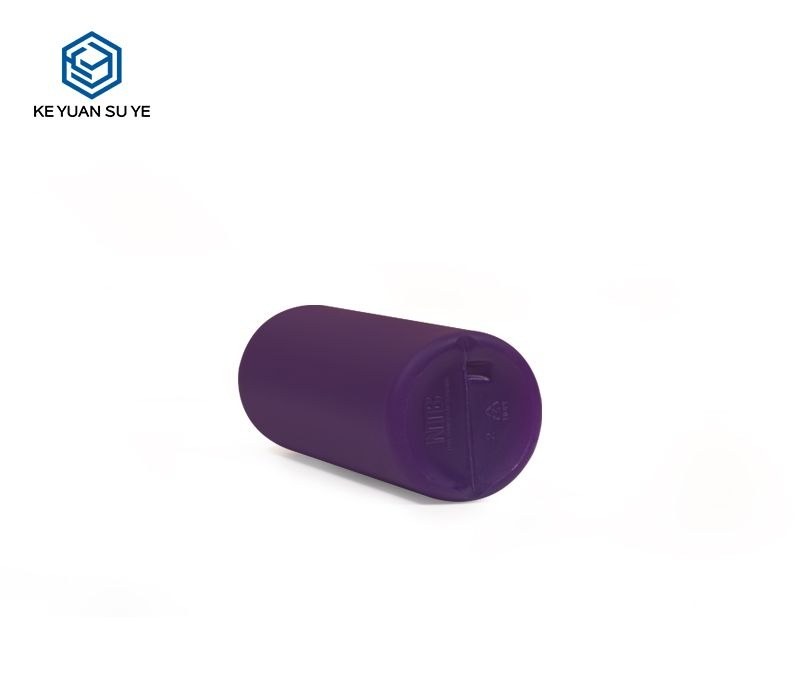 KY208 - Chai Nhua HDPE Tron 120ml Mau Tim Sang Trong Cao Cap