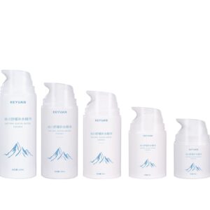 KY209 - Chai Nhựa PP Tròn Đựng Toner/Essence Kèm Vòi Bơm Lotion