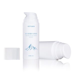 KY209 - Chai Nhựa PP Tròn Đựng Toner/Essence Kèm Vòi Bơm Lotion