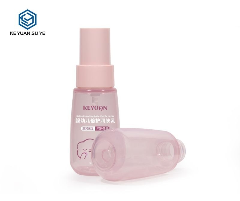 KY214 - Chai Nhựa PET Hồng 80ml Đầu Bơm Lotion Bỏ Túi
