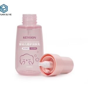 KY214 - Chai Nhựa PET Hồng 80ml Đầu Bơm Lotion Bỏ Túi