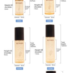 KY217 - Bộ Chai Lọ Mỹ Phẩm Cao Cấp: Chai Lotion & Hũ Kem Dưỡng Da