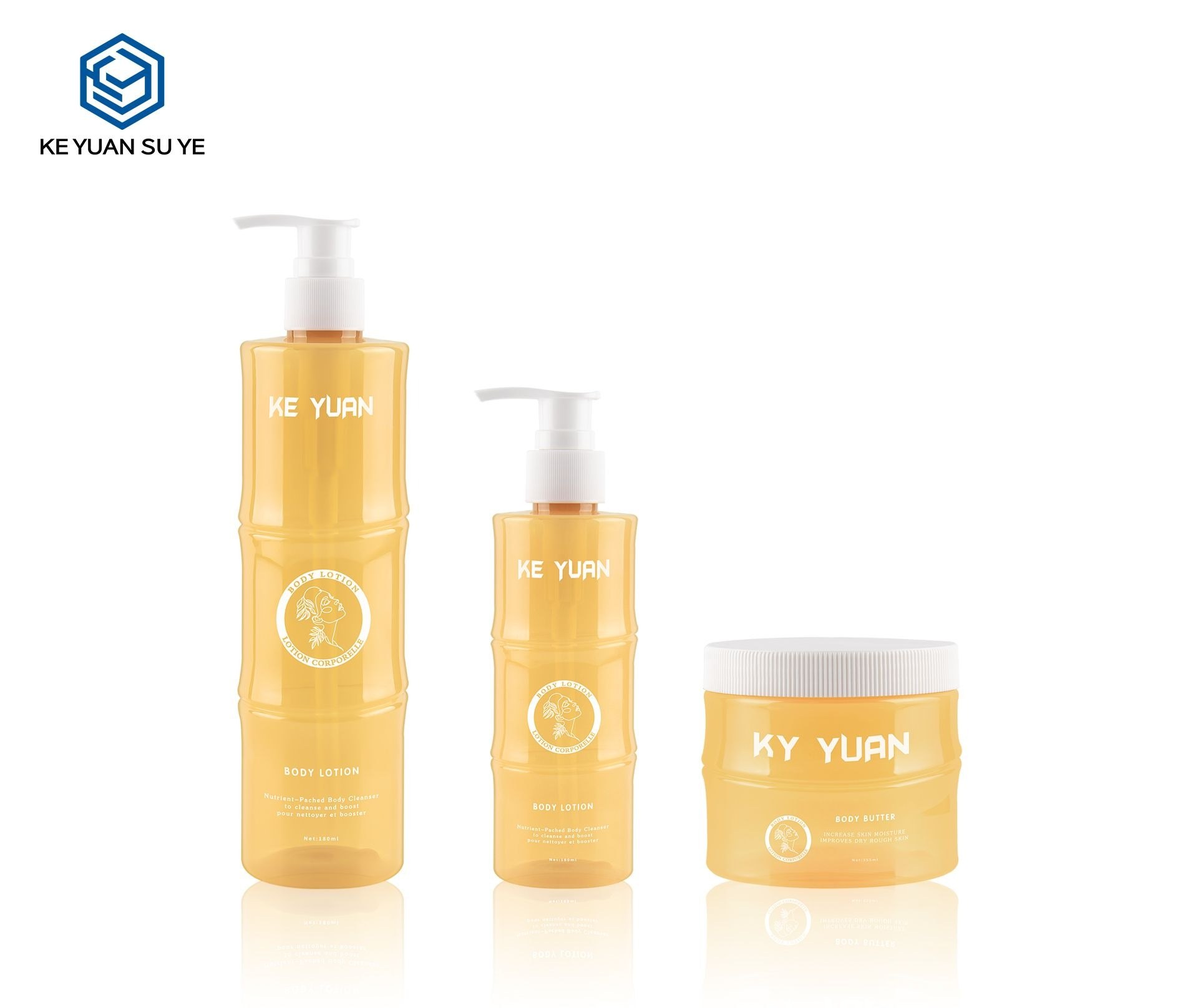 KY218 - Chai Nhựa Dáng Tre Đựng Dầu Gội, Sữa Tắm, Hũ Ủ Tóc
