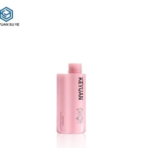 KY223 - Chai đựng dầu tẩy trang PET 100ml dáng đặc biệt màu hồng