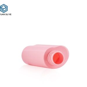 KY223 - Chai đựng dầu tẩy trang PET 100ml dáng đặc biệt màu hồng