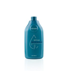 KY225 - Chai Nhựa Dầu Gội 600ml Dáng Dẹt Màu Xanh Dương, Vòi Bơm Cao Cấp