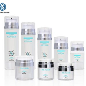 KY227 - Chai Airless Trắng Bơm Chân Không Đa Dung Tích 30-120ml