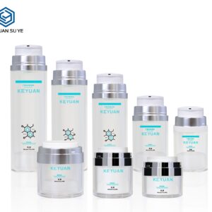KY227 - Chai Airless Trắng Bơm Chân Không Đa Dung Tích 30-120ml