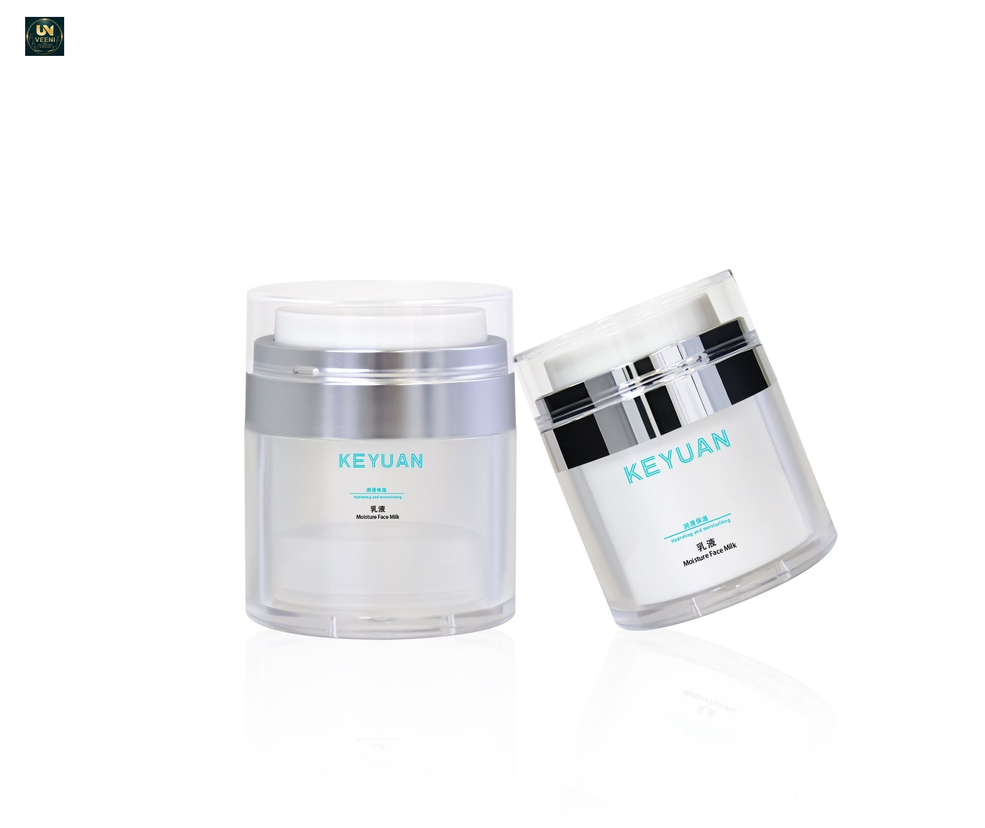 KY227 - Chai Airless Trắng Bơm Chân Không Đa Dung Tích 30-120ml
