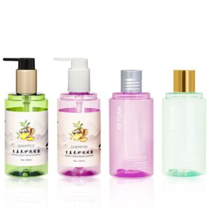 KY229-1 - Chai nhua PET 250ml dang tron dung dau goi, sua tam