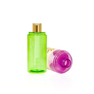 KY229-2 - Chai nhựa PET tròn 500ml đựng dầu gội/mỹ phẩm, nắp đĩa bạc