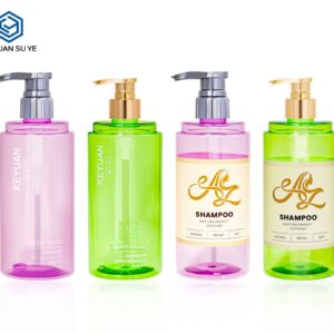 KY229-3 - Chai Nhua PET Tron 500ml Voi Bom Bac Dung Dau Goi, Sua Tam