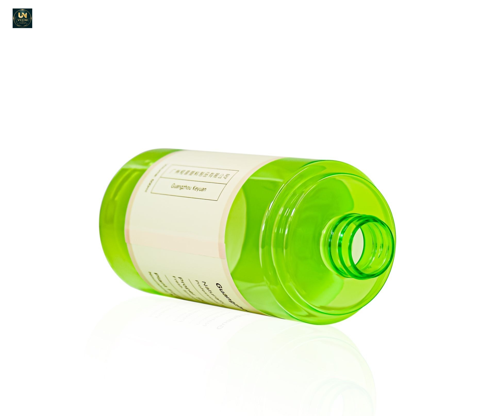 KY229-3 - Chai Nhua PET Tron 500ml Voi Bom Bac Dung Dau Goi, Sua Tam