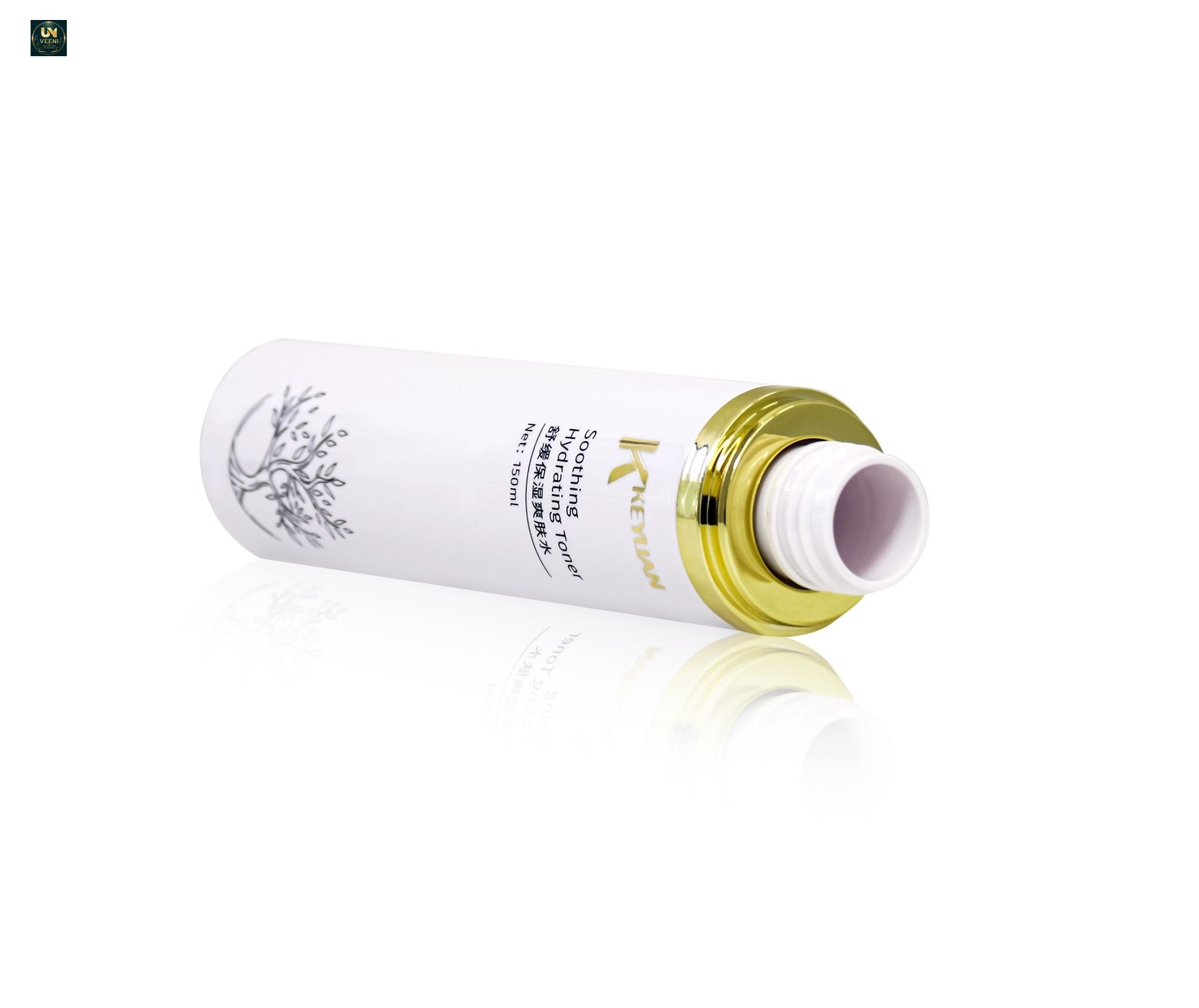 KY230-1 - Chai Lotion Cao Cấp Vai Mạ Vàng, Nắp Bơm 100-150ml