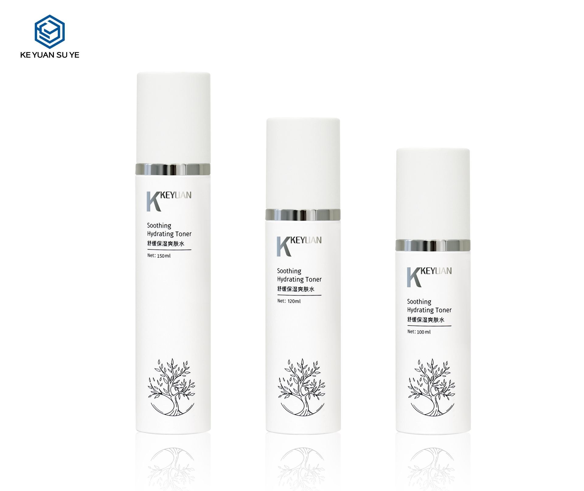 KY230-2 - Chai Lotion Cao Cấp Vai Bạc 100ml/120ml/150ml