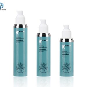 KY230-3 - Chai Nhựa PET Tròn Màu Xanh Đựng Lotion 100ml/120ml/150ml