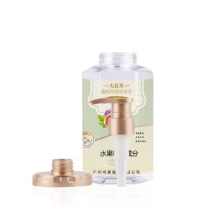 KY240 - Chai Nhua Trong Suot 650ml Co Bom Dung Dau Goi