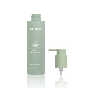 KY242 - Chai Bơm Lotion Nhựa PET Tròn Cao Cấp Màu Xanh Lá