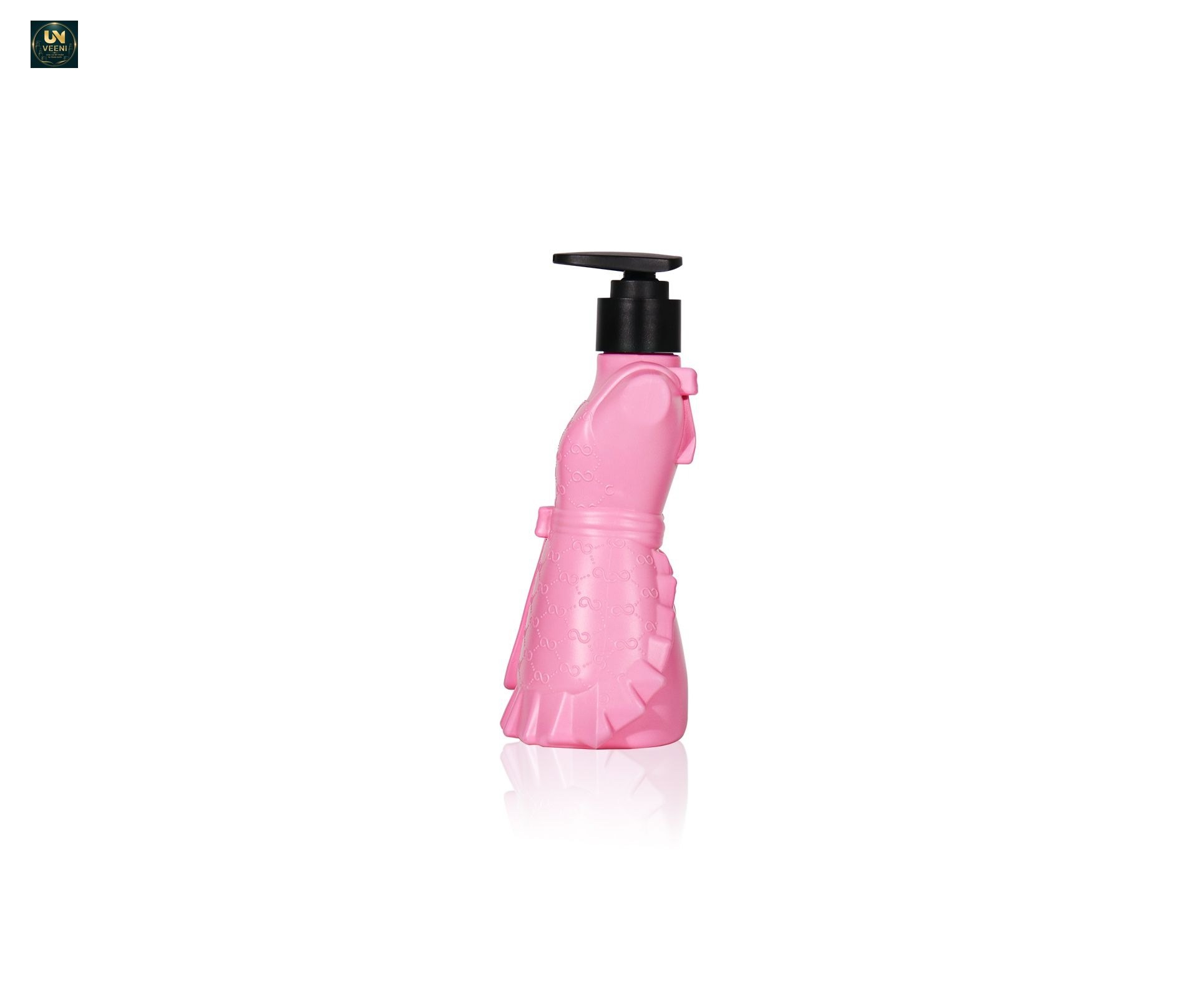 KY247 - Chai Nhựa 280ml Kiểu Dáng Đầm Cao Cấp