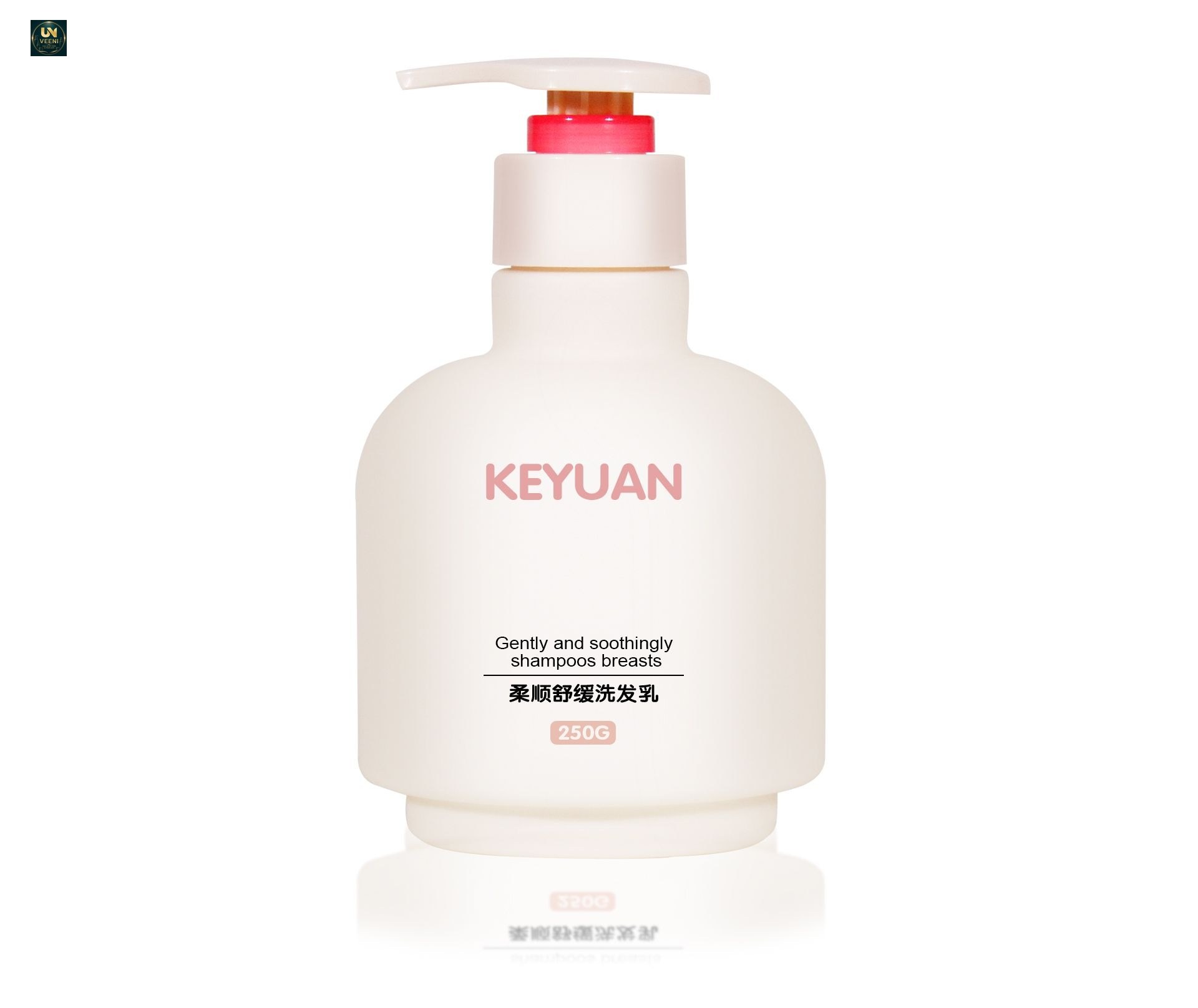 KY249 - Chai Nhua HDPE 250ml Dung Bom Lotion Thiet Ke Moi