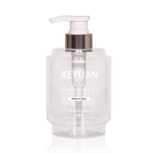 KY250 - Chai Nhựa Đựng Dầu Gội, Sữa Tắm 500ml Kiểu Dáng Tròn Sang Trọng