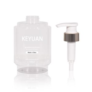 KY250 - Chai Nhựa Đựng Dầu Gội, Sữa Tắm 500ml Kiểu Dáng Tròn Sang Trọng