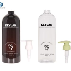 KY252 - Chai nhua PET tron 1L nap bom, dung tich lon