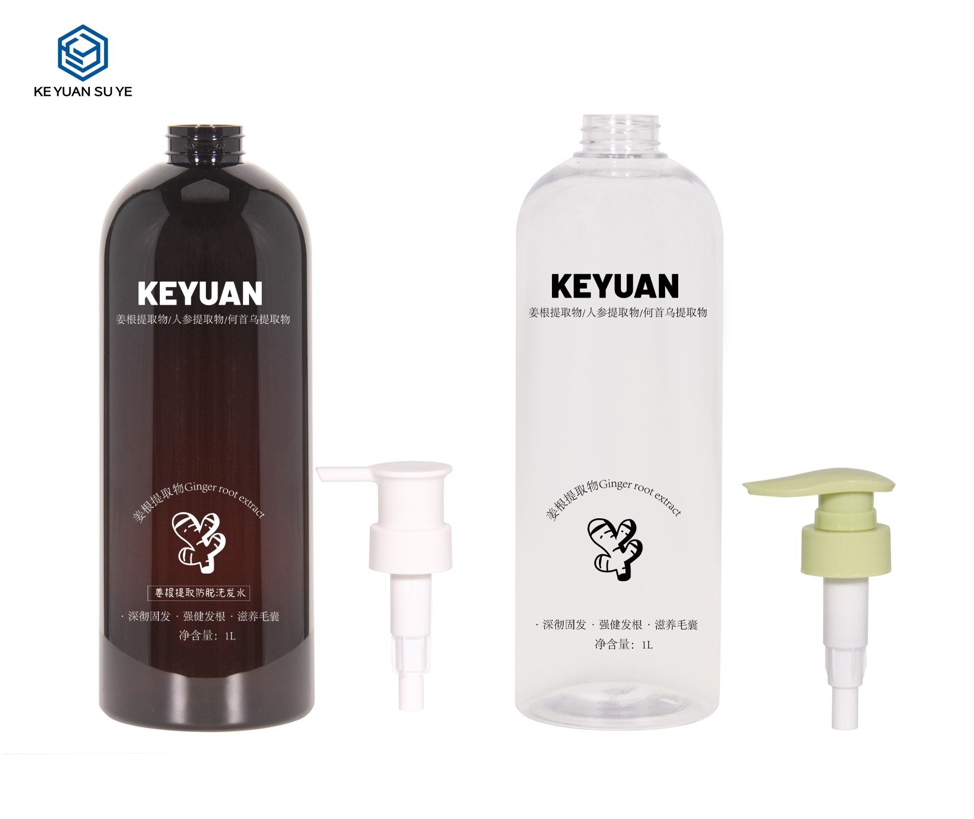 KY252 - Chai nhua PET tron 1L nap bom, dung tich lon