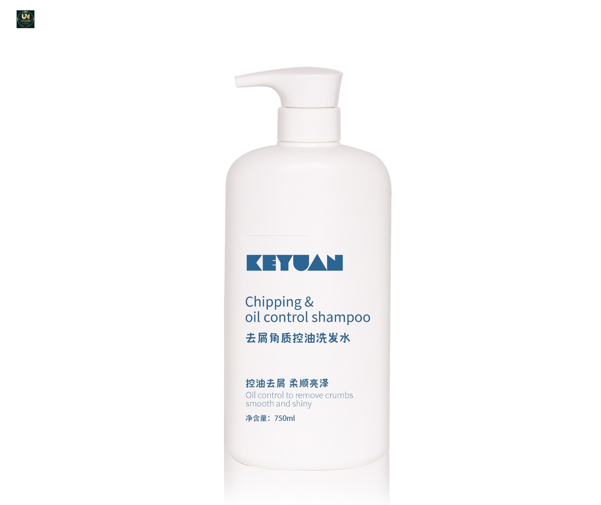 KY253 - Chai Nhựa HDPE Dẹt 750ml Dung Tích Lớn Màu Trắng