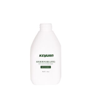 KY255 - Chai Nhựa HDPE 300ml Màu Trắng Có Vòi Bơm Đựng Sữa Tắm