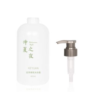 KY258 - Chai nhựa PE tròn 600ml đựng dầu gội và sữa tắm