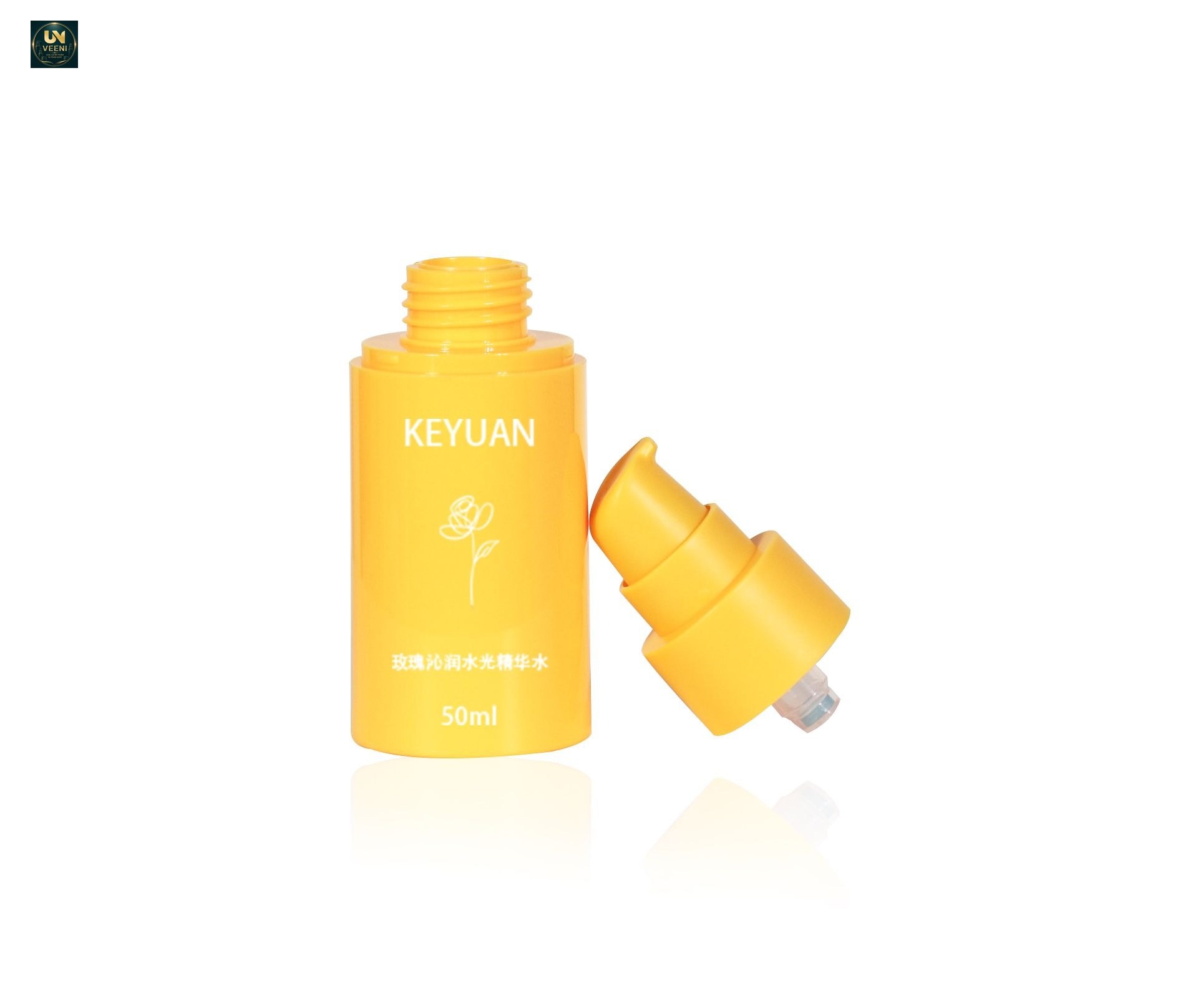 KY259 - Chai Airless Lotion Cao Cấp Dáng Tròn