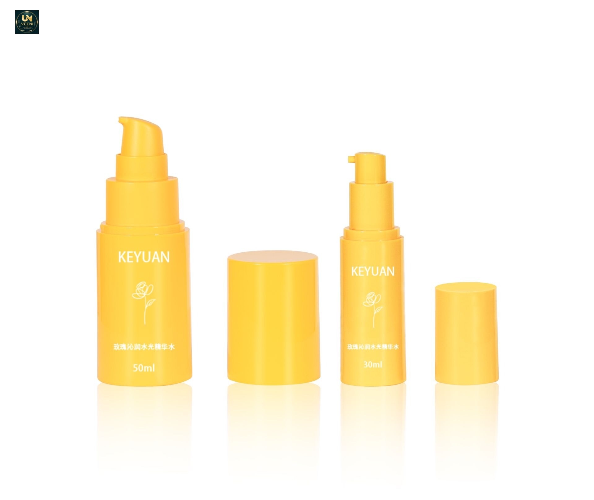 KY259 - Chai Airless Lotion Cao Cấp Dáng Tròn