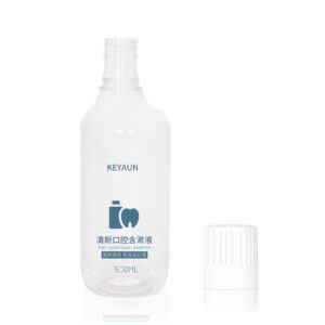 KY260 - Chai nhựa PET 500ml đựng nước súc miệng, dùng cho gia đình và khách sạn