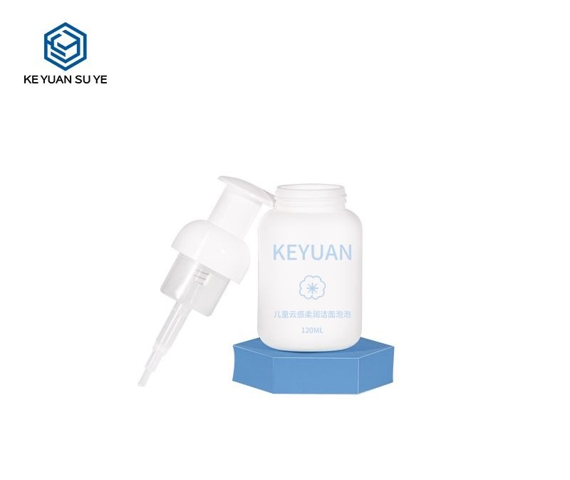 KY262-1 - Chai bơm tạo bọt rửa mặt nhựa PE 120ml