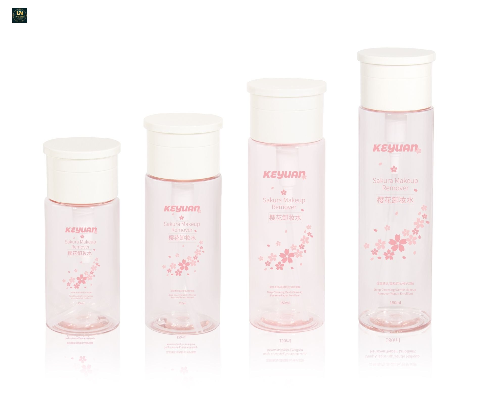 KY269 - Chai Nhựa Bơm Ấn Tẩy Sơn Móng Tay 100ml 120ml