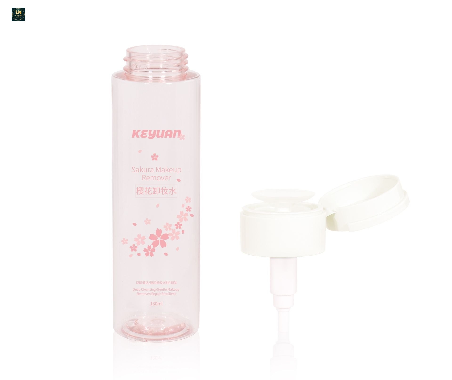 KY269 - Chai Nhựa Bơm Ấn Tẩy Sơn Móng Tay 100ml 120ml