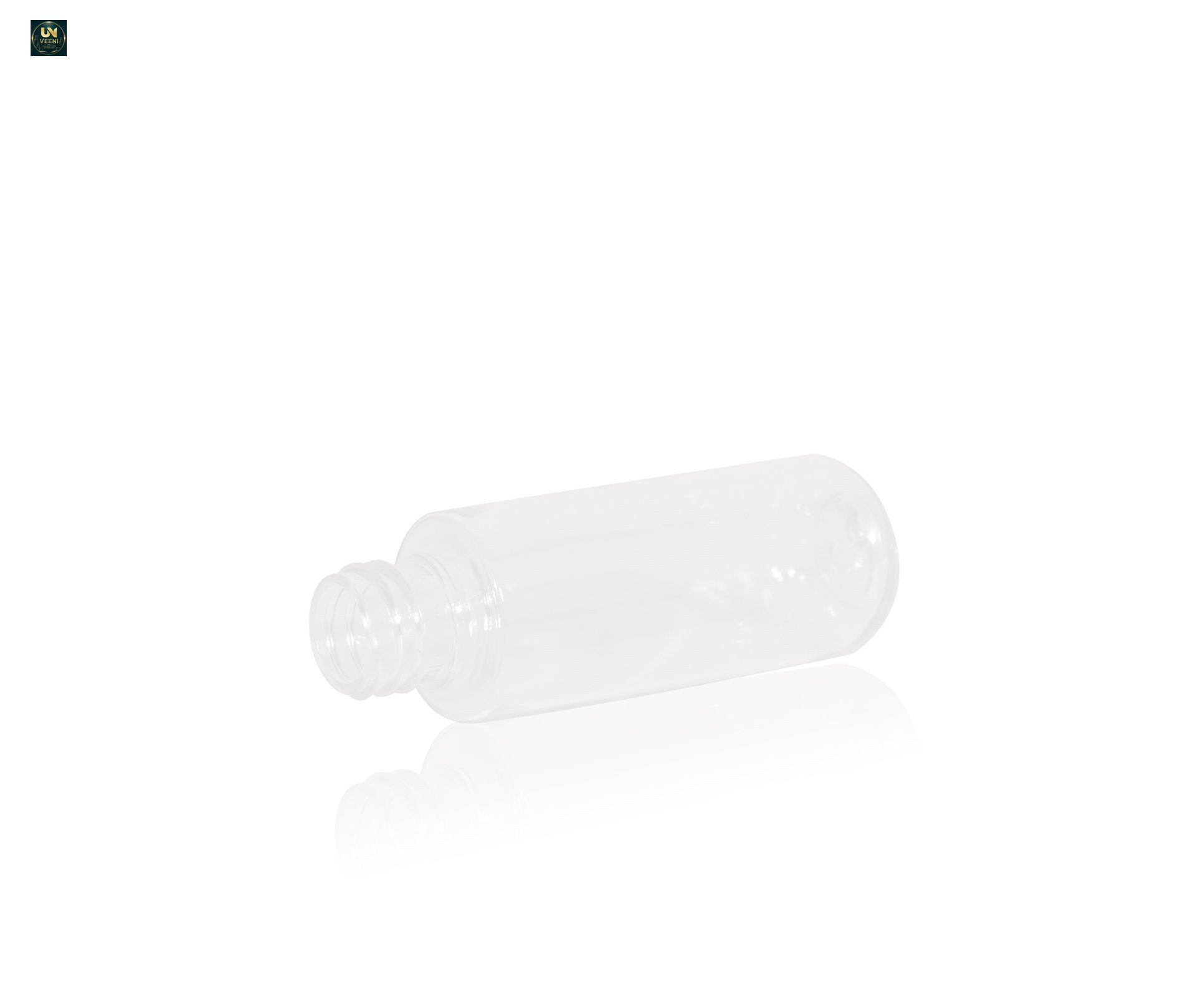 KY270 - Chai Nhựa PET 30ml Trong Suốt Đựng Nước Tẩy Trang, Nắp Vặn Màu Đen