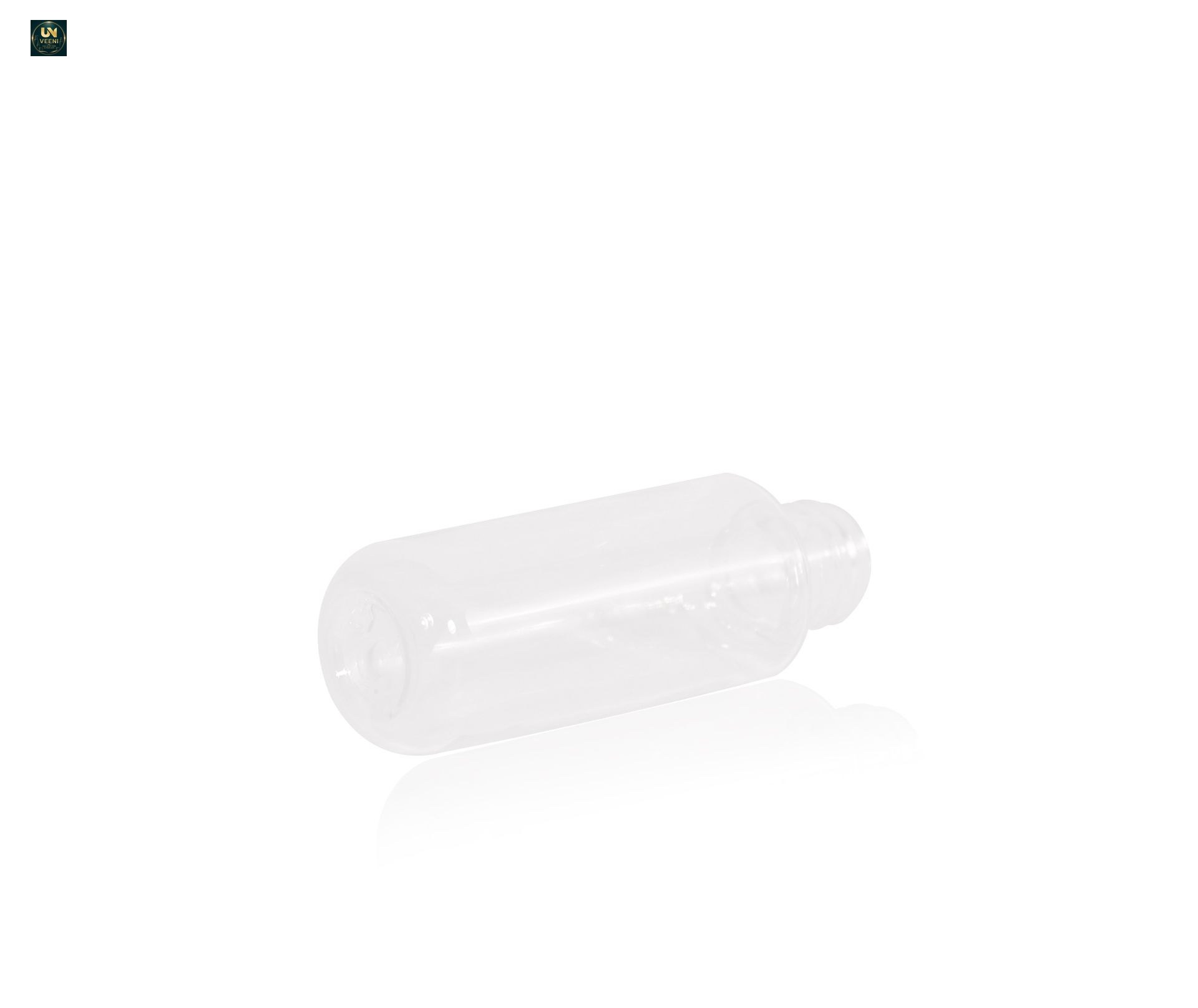 KY270 - Chai Nhựa PET 30ml Trong Suốt Đựng Nước Tẩy Trang, Nắp Vặn Màu Đen