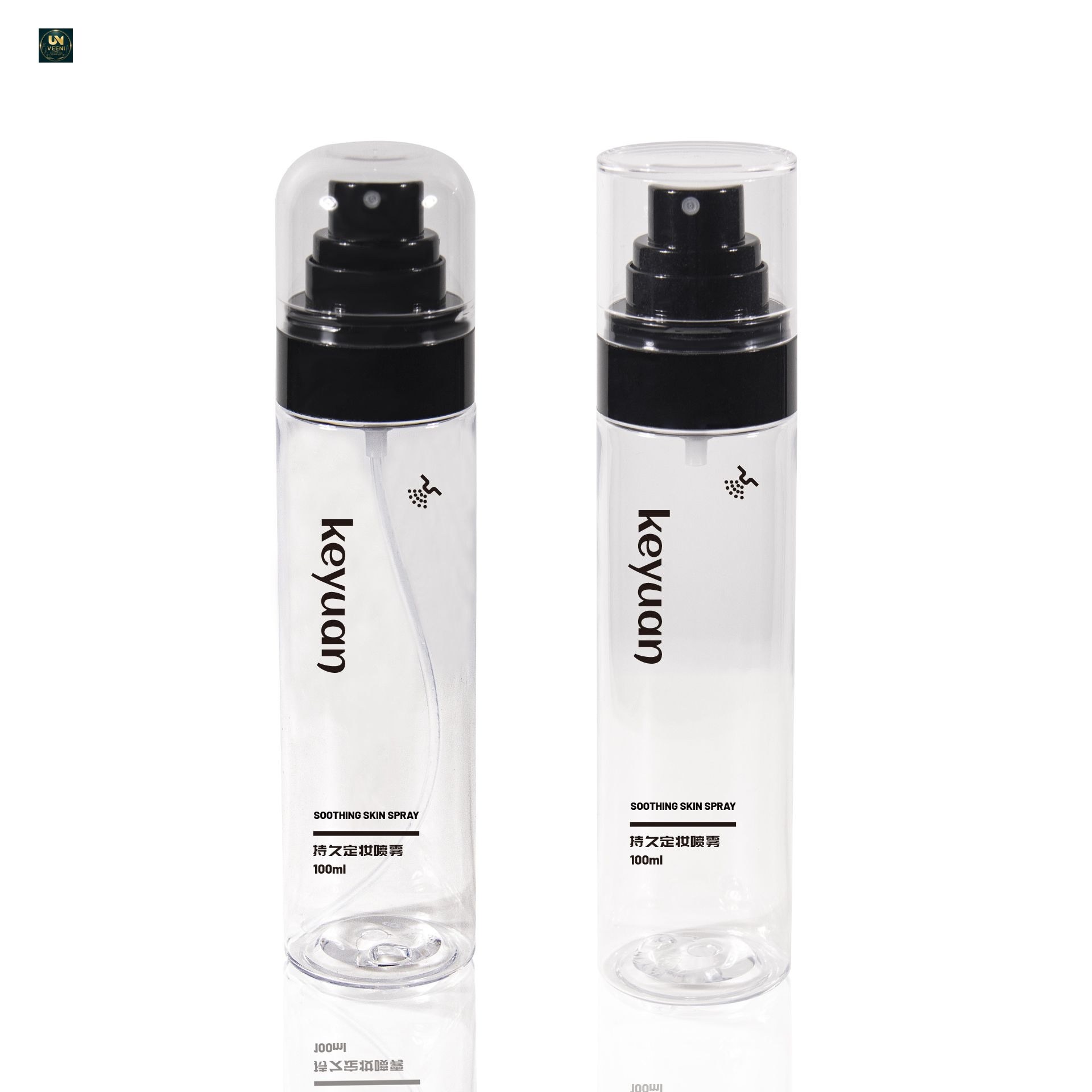 KY271 - Chai Xịt Sương Mịn Nhựa PET Trong Suốt 100ml Đựng Mỹ Phẩm, Toner