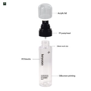 KY271 - Chai Xịt Sương Mịn Nhựa PET Trong Suốt 100ml Đựng Mỹ Phẩm, Toner