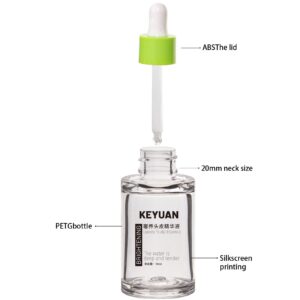 KY273 - Chai Nhỏ Giọt Nhựa Tròn Trong Suốt Đựng Serum, Tinh Dầu Dưỡng Da