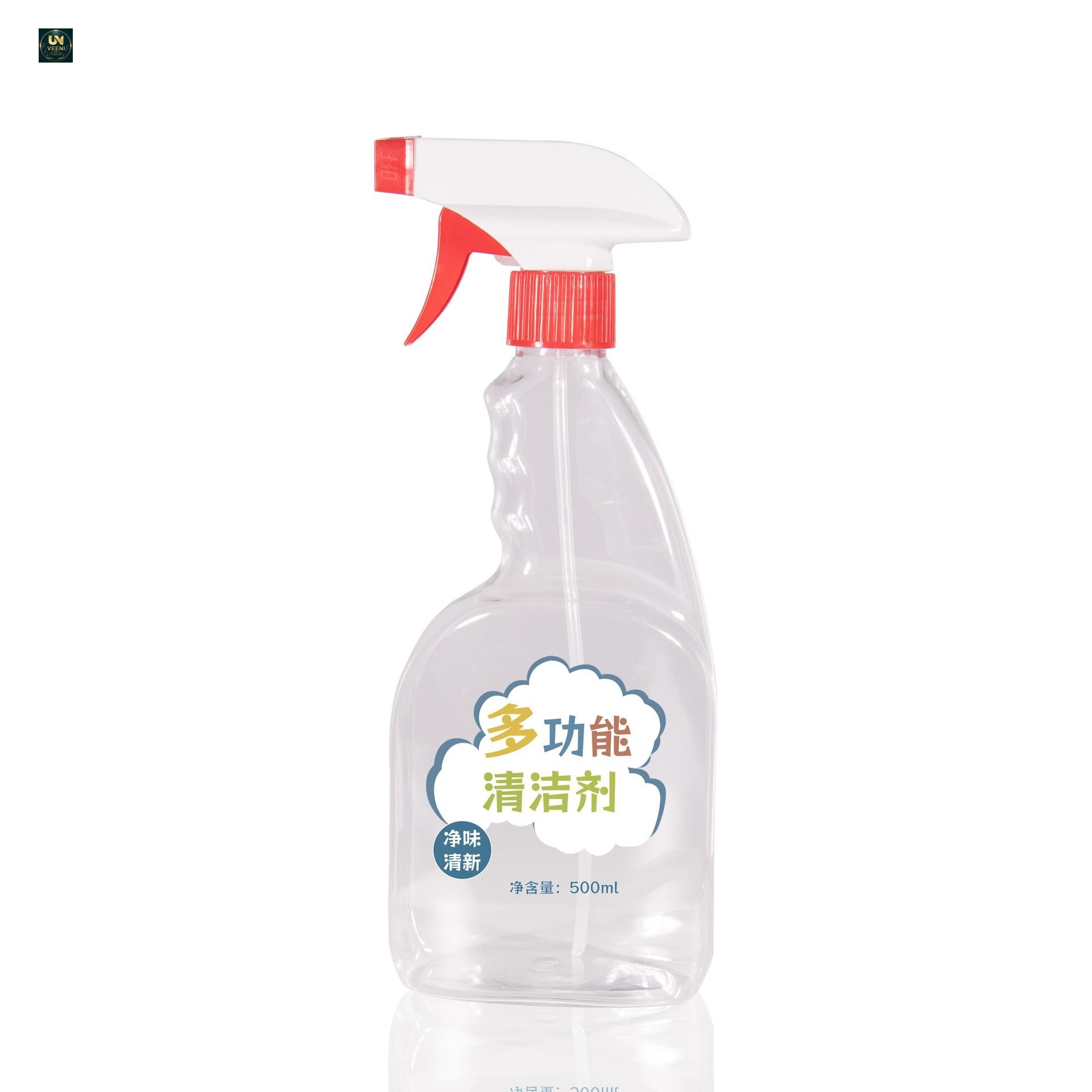 KY280 - Chai xit tay rua gia dung 500ml nhua PET trong suot