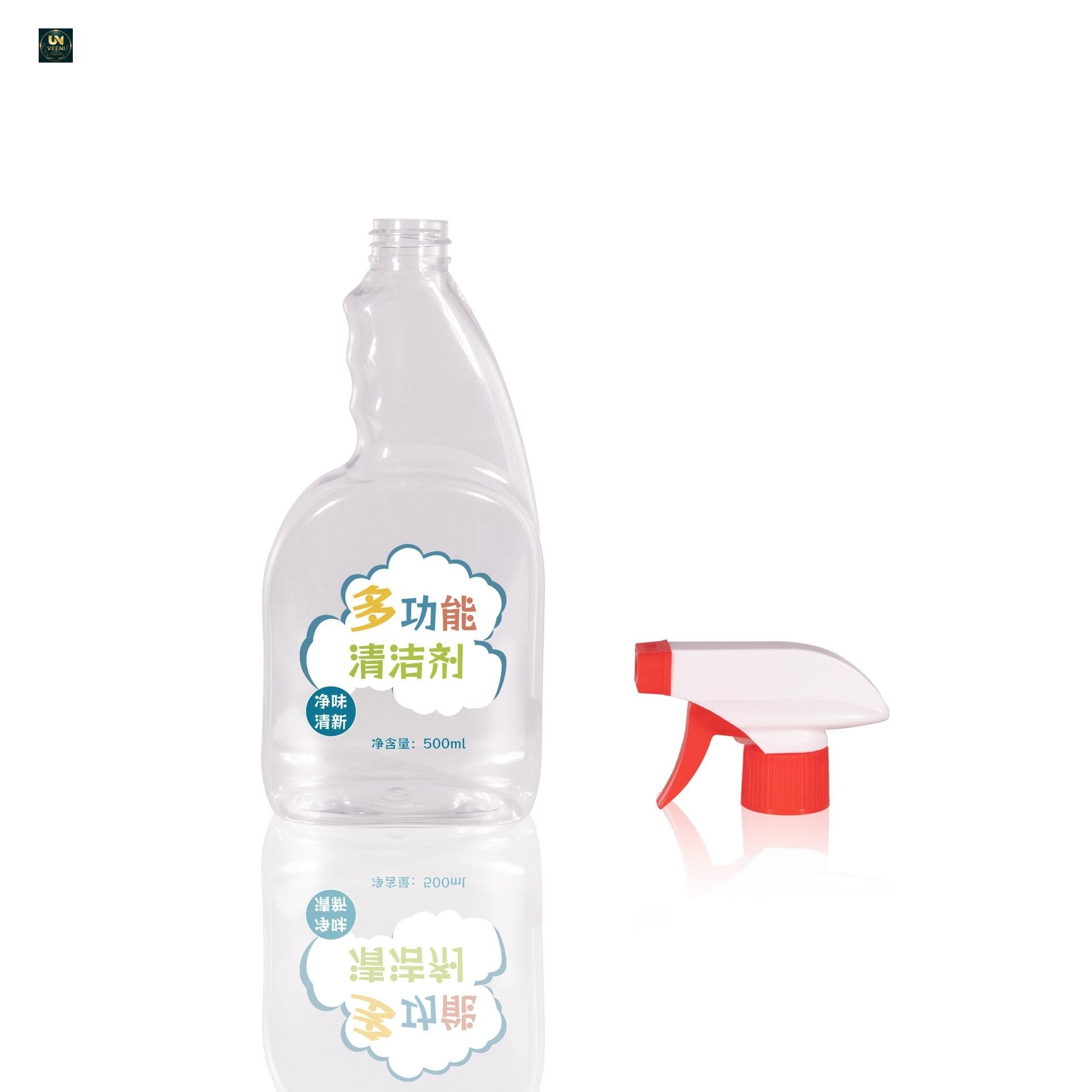 KY280 - Chai xit tay rua gia dung 500ml nhua PET trong suot