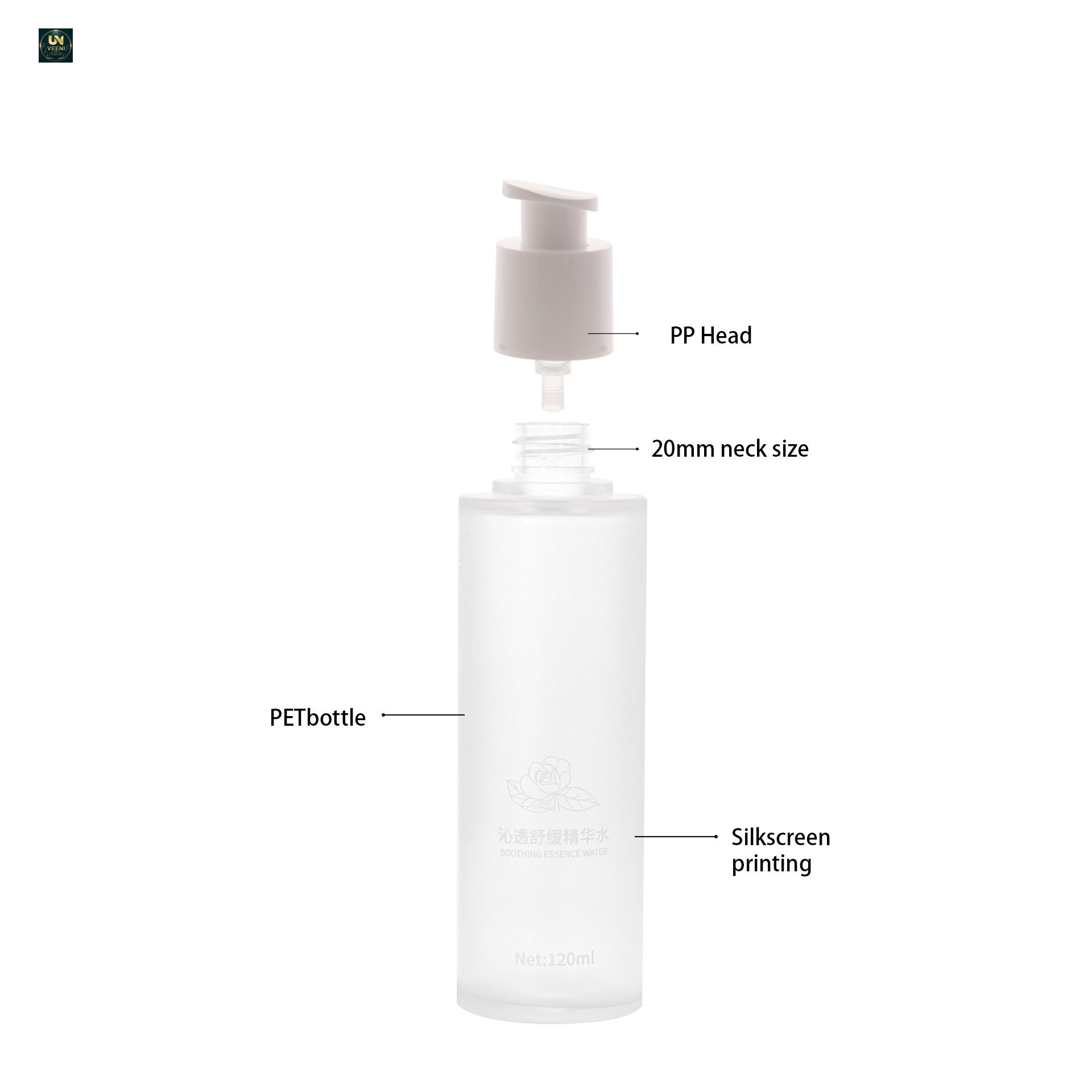 KY281 - Chai Lotion Nhựa PET Nhám 120ml/100ml/80ml