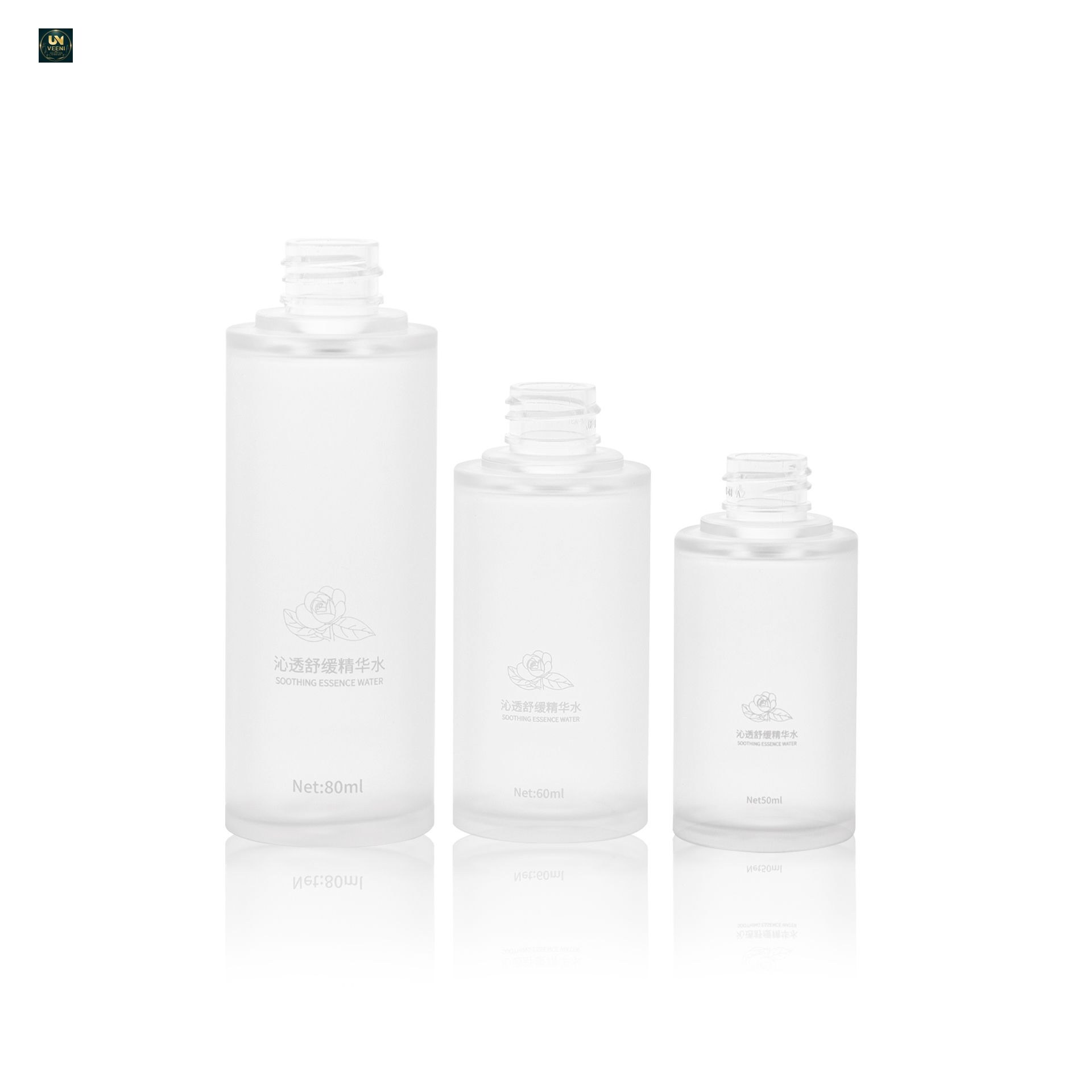 KY282 - Chai Nhựa Mờ Đựng Toner/Lotion 50ml 60ml 80ml
