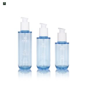 KY288 - Chai Lotion Nhựa PET Cao Cấp Thành Dày, Tròn, Màu Xanh Dương