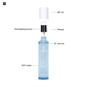 KY290 - Chai Nhựa PET Thành Dày Cao Cấp Màu Xanh Đựng Toner, Tinh Chất, Sữa Dưỡng