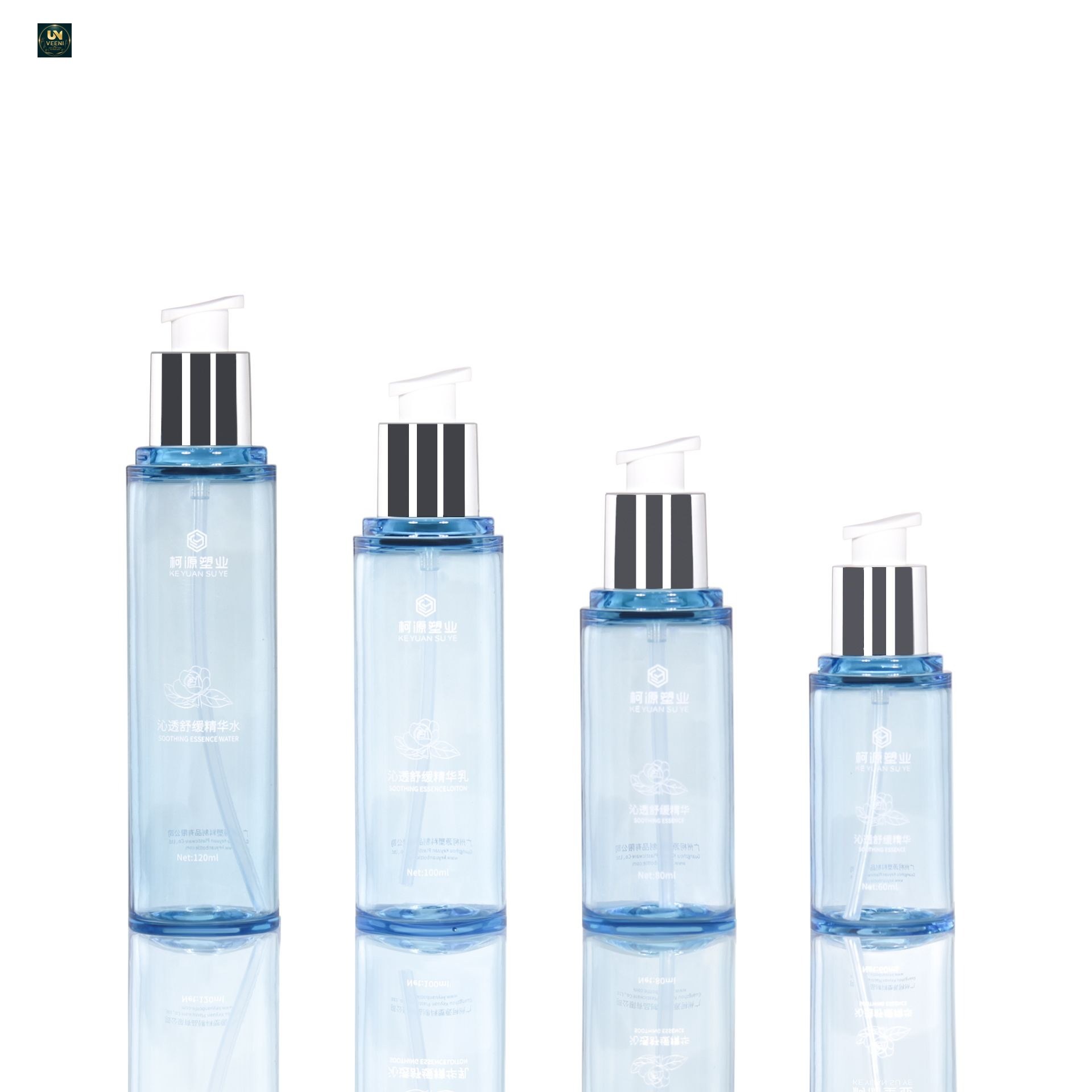KY291 - Chai xịt sương mịn nhựa PET 60-120ml đóng gói toner, serum dưỡng da